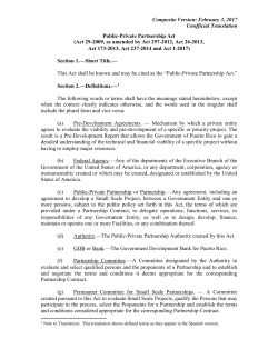 Puerto Rico PPP Act