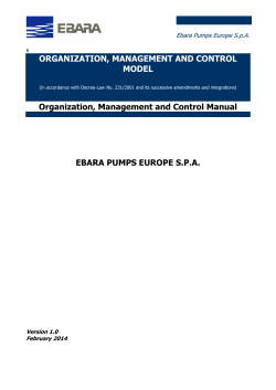 Organization Model Manual L.231_EPE