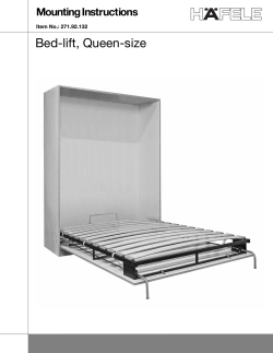 fold-down bed