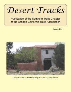 January 2015 - Southern Trails Chapter of OCTA
