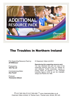 The Troubles in Northern Ireland