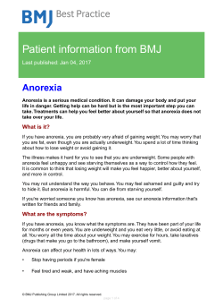 Anorexia - BMJ Best Practice
