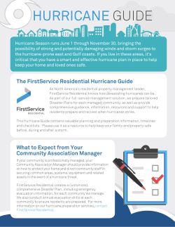FirstService Residential Hurricane Guide