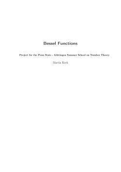 Bessel Functions