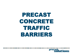 Precast Concrete Traffic Barriers