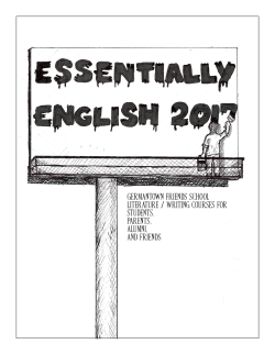 Essentially English - Germantown Friends School