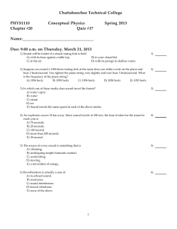 Chattahoochee Technical College PHYS1110