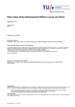 How many three-dimensional Hilbert curves are there