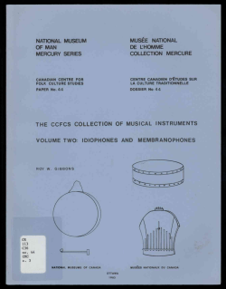 the ccfcs collection of musical instruments