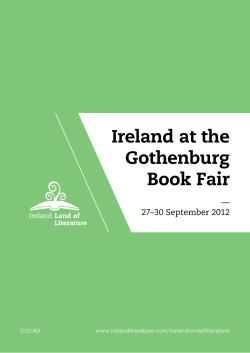 Ireland at the Gothenburg Book Fair