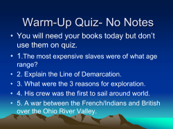 Christopher Columbus and The Columbian Exchange
