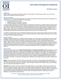 Rodding Surgery - Osteogenesis Imperfecta Foundation