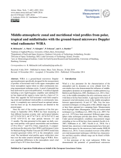 Middle-atmospheric zonal and meridional wind profiles from polar