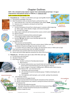 Earth Through Geologic Time