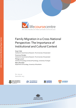 Family Migration in a Cross-National Perspective: The Importance of