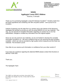 MSDS Applegate Loose