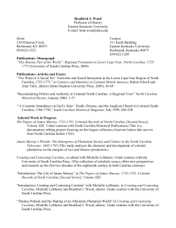 Bradford J - Department Of History