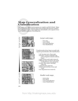 8Map Generalization and Classification - Making Maps