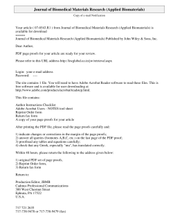 Journal of Biomedical Materials Research (Applied Biomaterials)