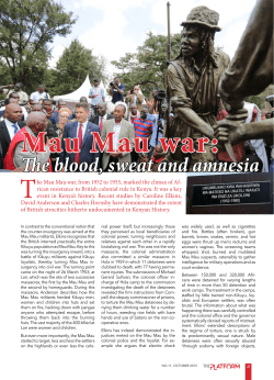 Mau Mau war - Nyandarua County Government