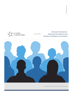 Baby Boomer Publication - The Center for Health Affairs