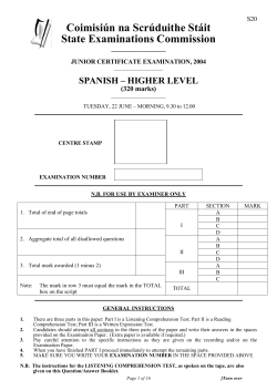 Coimisiún na Scrúduithe Stáit State Examinations Commission