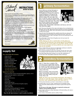 Island Mist Instructions