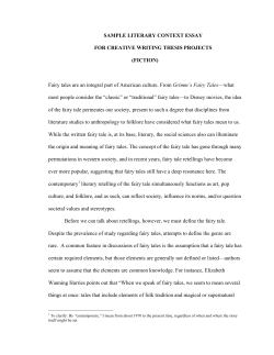 SAMPLE LITERARY CONTEXT ESSAY FOR CREATIVE WRITING