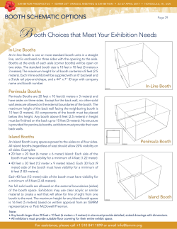 Booth Schematic Options