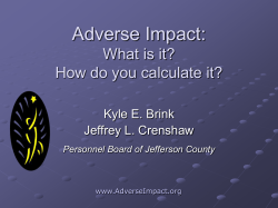 Adverse Impact: What is it? How do you calculate it?