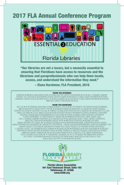 2017 FLA Annual Conference Program