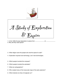 Study of Exploration and Empire Guide