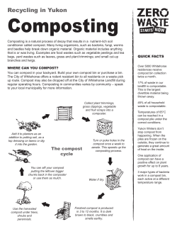 Composting - Zero Waste Yukon