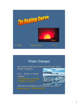 Phase Changes - Solon City Schools