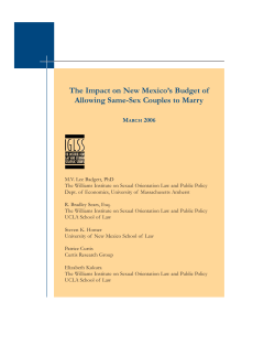 new mexico econ study.qxp - Williams Institute