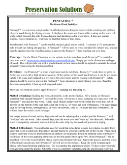Pentacryl Directions - Preservation Solutions