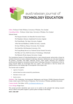 this PDF file - Australasian Journal of Technology