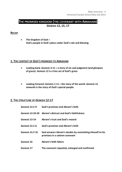 The promised kingdom - Immanuel Church Brentwood