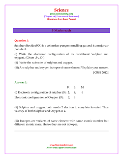5 Marks each - Tiwari Academy