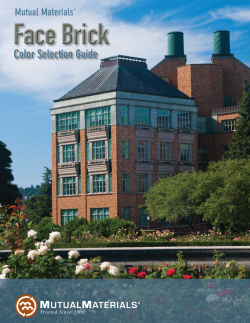 Color Selection Guide - Brick and Stone Products