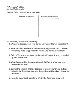 to view the Westward Movie Questions