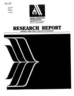 Inactivation of Giardia Cysts With Chlorine at 0.5 Degrees C to 5.0