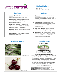 Market Update - West Central Food Service