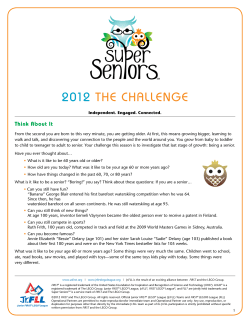 2012 THE CHALLENGE - Junior FIRST&reg; LEGO&reg; League