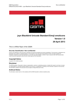 joyn Blackbird Unicode Standard Emoji emoticons