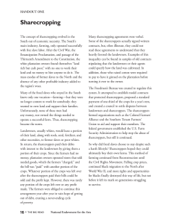 sharecropping - NEA Big Read