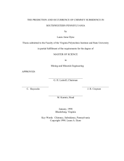 THE PREDICTION AND OCCURRENCE OF