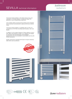 Technical info - Quinn Radiators