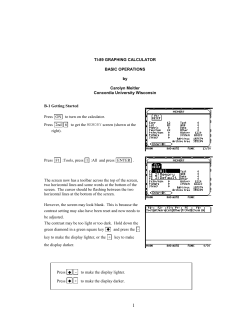 TI-89 GRAPHING CALCULATOR