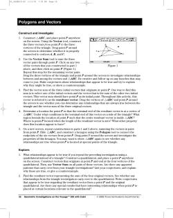 Polygons and Vectors - TI Education